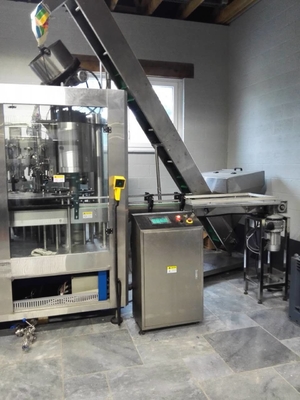 3 eléctricos en 1 capsuladora de cristal del llenador de la lavadora de la cerveza de la máquina de embotellado