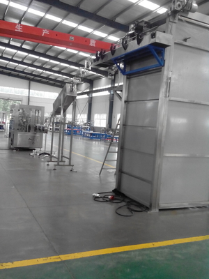 50Hz eléctrico cadena de producción del embalaje de 3 fases, botella puede máquina de la desembandejadora