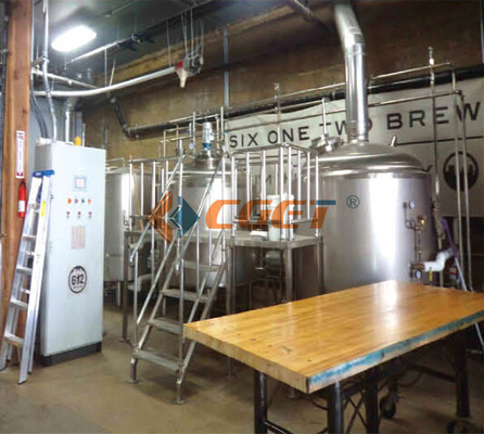 Cerveza del arte del SUS 304 que elabora el equipo 2000L que elabora el sistema con el CE del ISO certificado