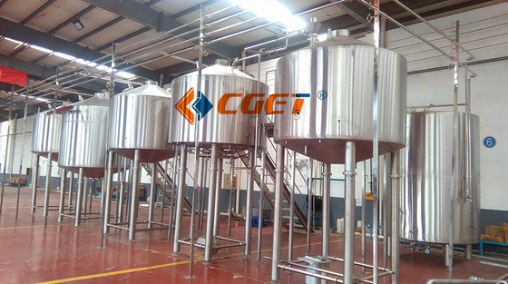 equipo de la elaboración de la cerveza del gran escala 3000L 304 bombas sanitarias