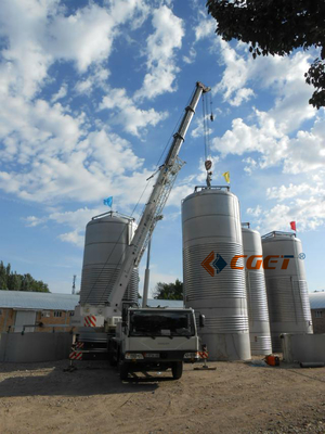Fermentadora cónica vestida vertical CGET100 000L de la cerveza del depósito de fermentación